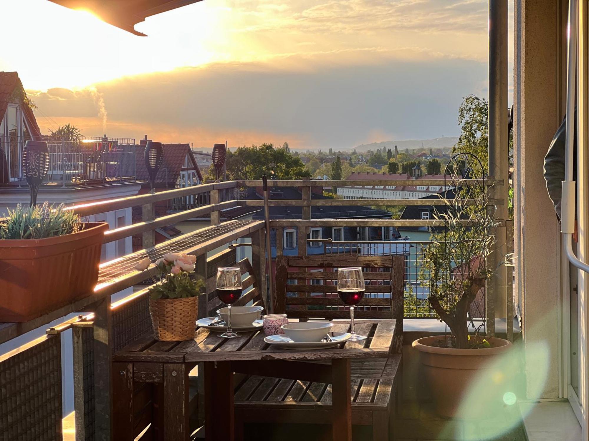 Stariva - Terrasse Ueber Dresden - Kaffeemachine - Netflix - Playstation - Brettspiele Lägenhet Exteriör bild